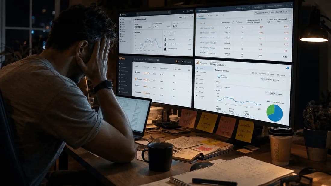 Store owner overwhelmed by multiple tools and disconnected data